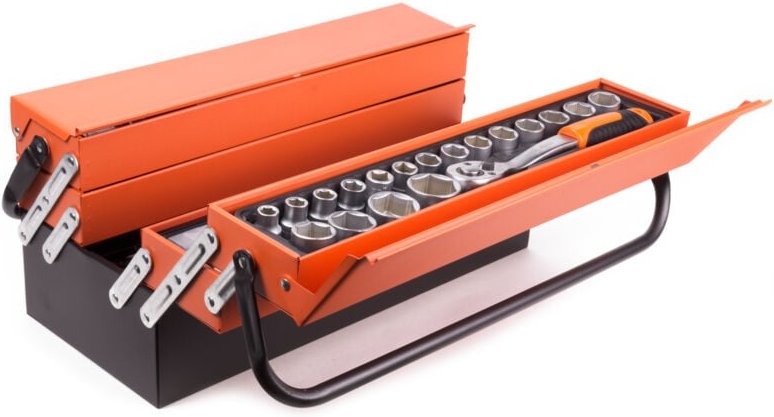 Benson Tools Profi-Werkzeugkoffer aus Stahl, 85-teilig – Ideal für Werkstatt und Garage, mit umfangreichem Sortiment aus...