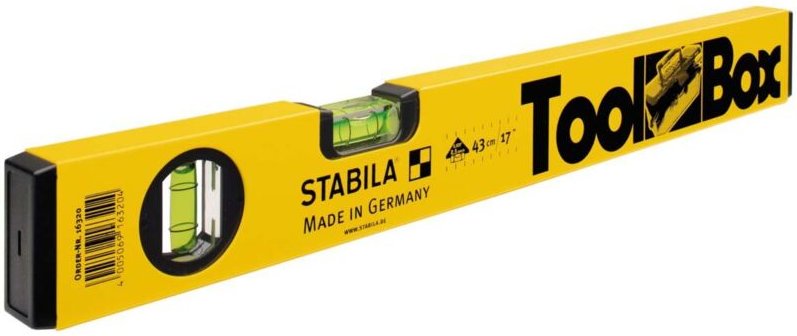 Wasserwaage Toolbox, 43 cm, Aluminium - Stabila