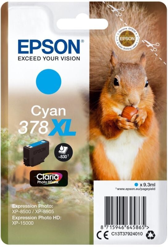 Epson Squirrel C13T37924020 Druckerpatrone 1 Stück(e) Original Hohe (XL-) Ausbeute