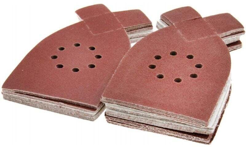 Lot de 50 feuilles de papier abrasif pour ponceuse Black & Decker KA220G KA230 Mouse papier abrasif grain 40,60,80,100,1...