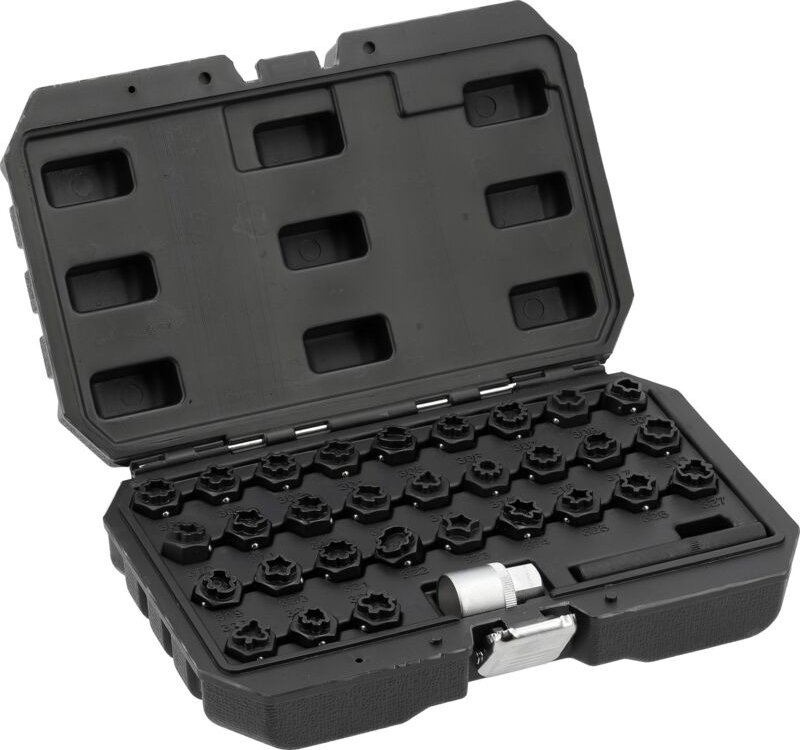 Steckschlüsselsatz für Felgenschlösser Mercedes