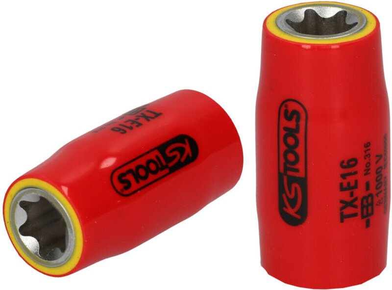 KS Tools 1/2" Torx-E-Stecknuss mit Schutzisolierung, E12