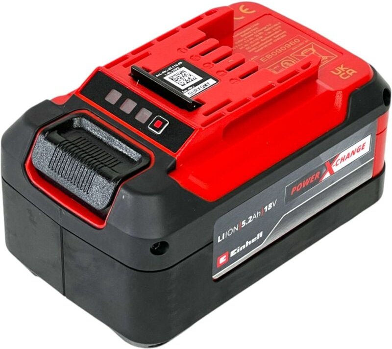 Original Einhell System Akku Power X-Change Plus (Lithium Ionen Akku, 18 v, 5,2 Ah, passend für alle Power X-Change Gerä...
