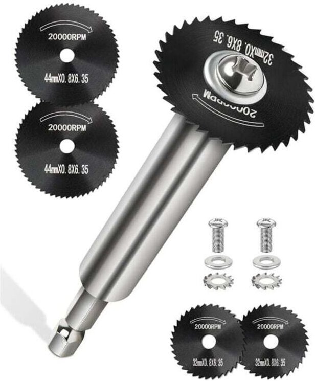 Innenrohrschneider für PVC-Rohre mit 5 Ersatzsägeblättern, 1/4"-Sechskantschaft, Impact Connect