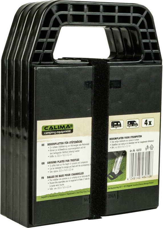 Calima - Bodenplatte für Stützböcke 22,5x16,5x2,2cm, 4 Stück Bodenplatte