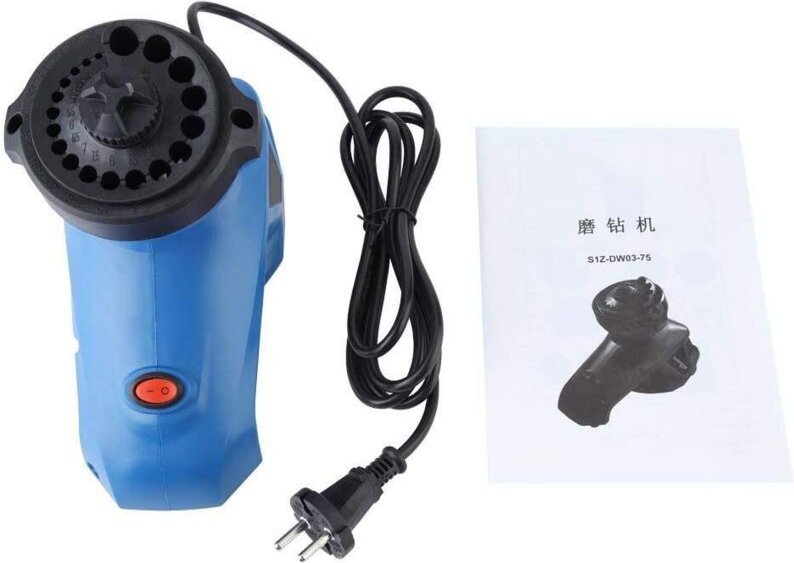 Bohrerschärfer, Spiralbohrerschleifer, 220-V-Spiralbohrerschleifmaschine, elektrischer Bohrerschärfer