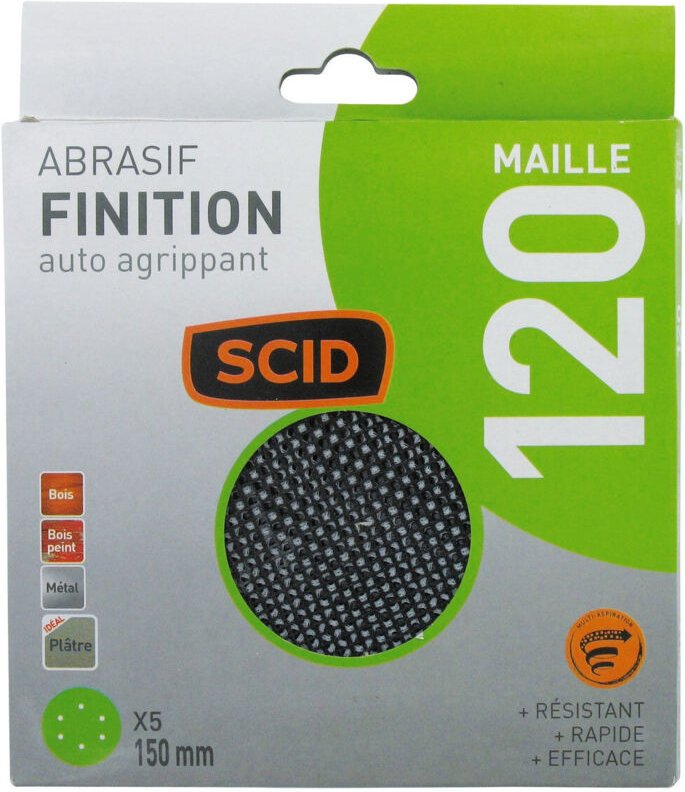 Auto-Klettscheibe Ø 150 mm 120 5