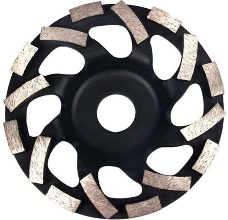 125-mm-Diamantscheibe, Betonschleifscheibe, Schleifen von Beton, Extra-Schnell-Diamant-Schleifscheibe (125 mm) für Beton...