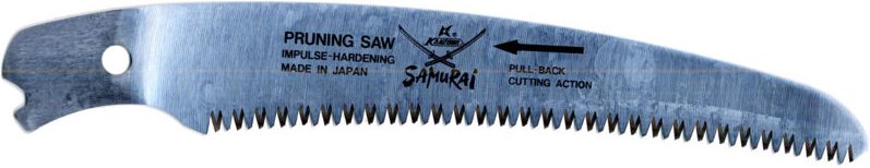 Kurvige Klingesäge mit Samurai -Fondine - Lama di ricambio 18 cm.