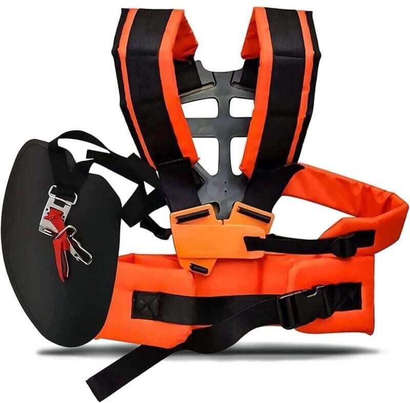 Verstellbarer und komfortabler Kraftgurt, praktischer und bequemer Schultergurt für Freischneider, Rasenmäher, universel...