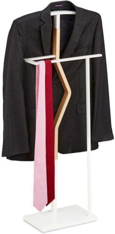 Valet suit stand white