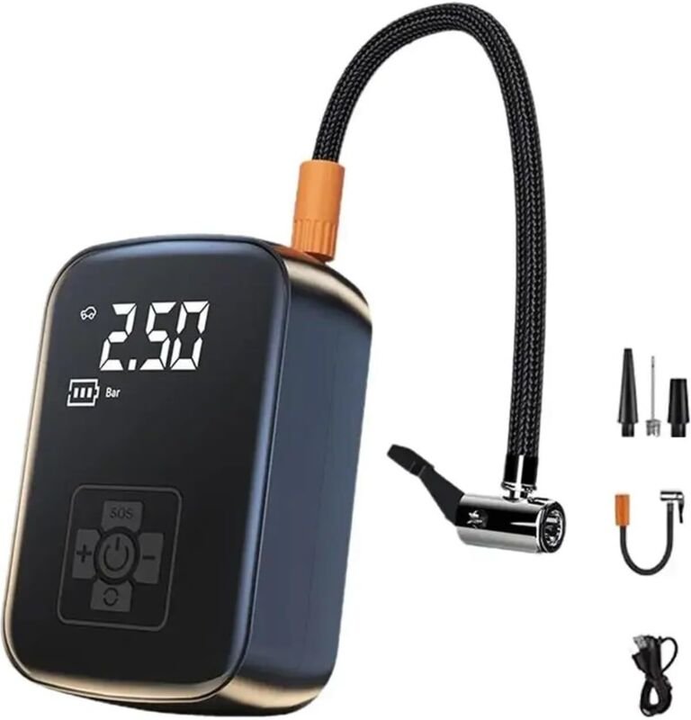 Tragbarer elektrischer Luftkompressor für Auto, Motorrad, Fahrrad, Boot, Schlepper