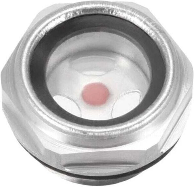 Ölstandsanzeiger, Ölschauglas, Luftkompressoranschluss, Aluminiumlegierungsstopfen mit 1/2-Zoll-PT-Außengewinde und O-Ri...