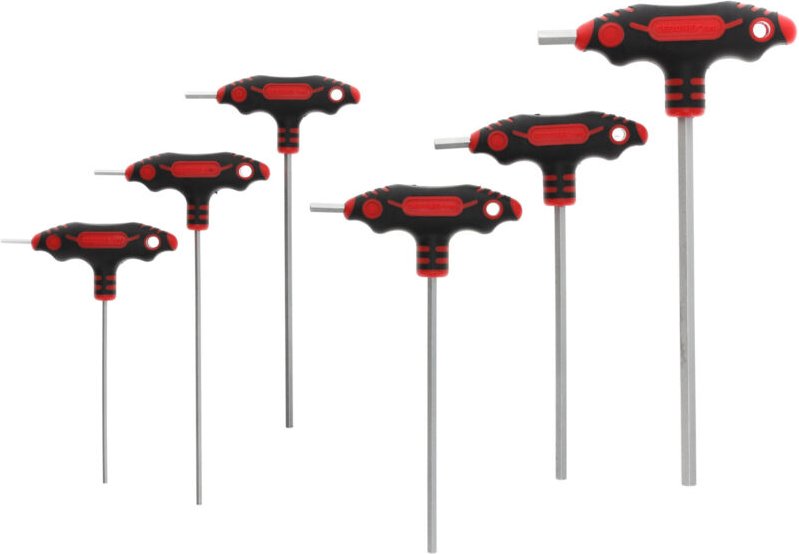 R38672006 2K-T-Griff-Schraubendreher-Satz 6-kant 2.5-8 mm