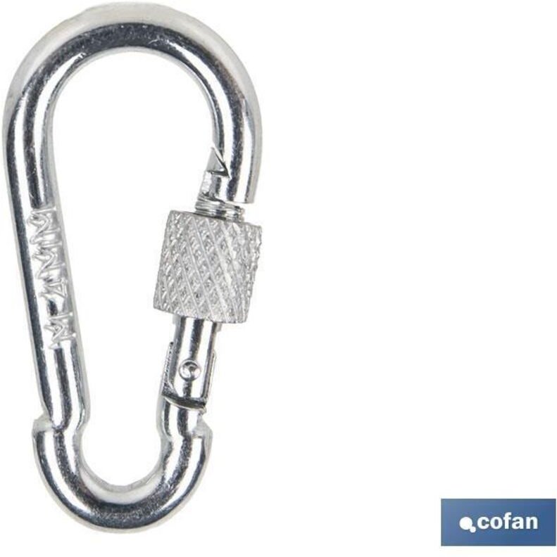 Karabiner mit Sicherheitsverschluss M-4x40 einzeln erhältlich