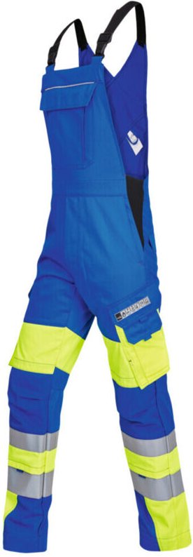 ROFA Multinorm-Latzhose VIS-LINE, kornblau / gelb, Konfektionsgröße DE: 60