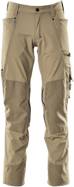Mascot - Bundhose advanced wasserabweisend mit Knietaschen 17179, Gr. 28 hellkhaki
