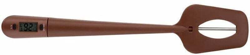 Transparenter Thermometerschaber für Digitalanzeige, geeignet zur sofortigen Messung von Schokolade und Sahne