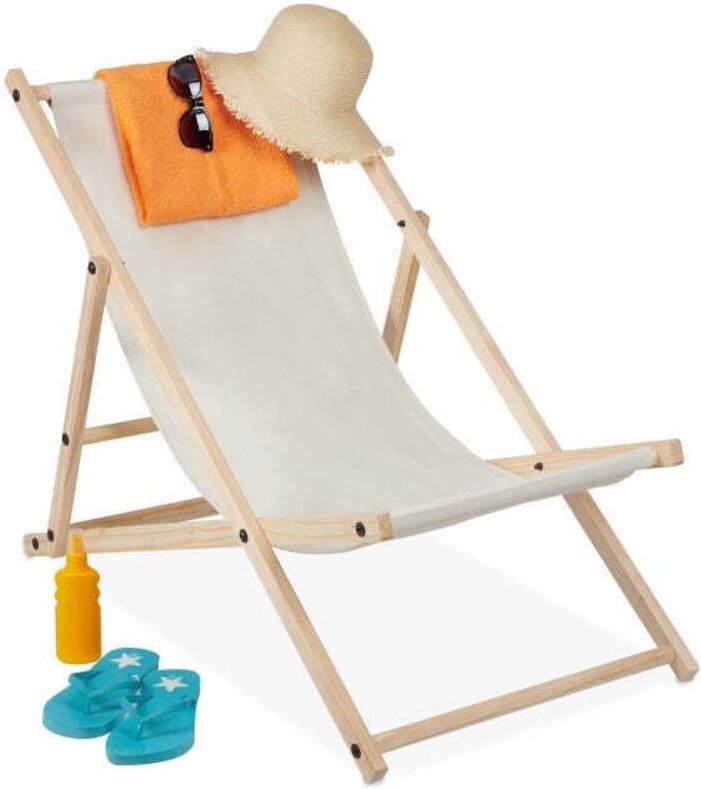 Deckchair wood foldaway