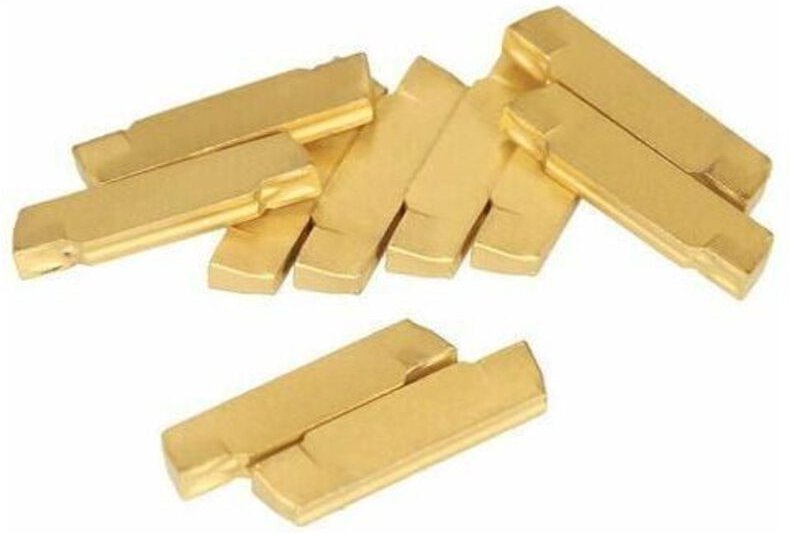 Wolframkarbid-Wendeschneidplatten für Mgehr/Mgivr-Drehmaschinen-Nutfräser, 10 Stück