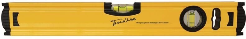 TrendLine Wasserwaage Richtwaage 40 cm 2 Libellen Aluminium Messwerkzeug Waage