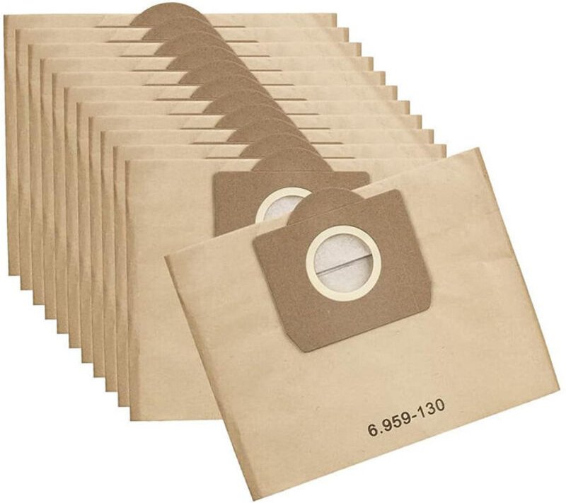 5er-Pack Staubsaugerbeutel für Kärcher 6.959-130.0 WD3 WD3P MV3 Ersatz-Papierfilterbeutel für Nass- und Trockensauger, B...