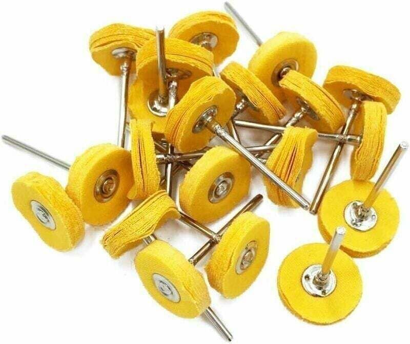 Packung mit 20 Polierscheiben für Rotationswerkzeuge, XU, mit 2,35 mm Schaft für einfache Anwendung. – KZQ