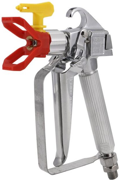 3600 psi Hochdruck Airless Spritzpistole Lackierpistole Aluminium Sprühpistole mit 517 Düse Sitzgitter für Spritzgerät