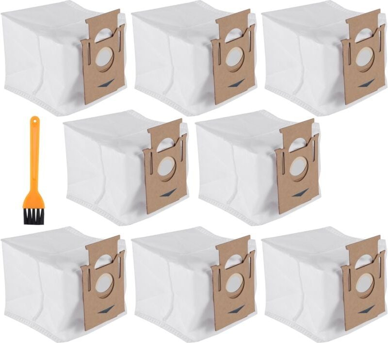 8 Packungen Staubsaug Beutel 2.5L für OZMO T8 Max Serie T9 N8 Pro Saugen Roboter