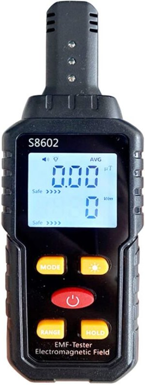Tlily - S8602 Strahlungsdosimeter Elektromagnetische Strahlung AusrüStung StrahlungsmessgeräT Tester 3 im 1 ZubehöR ZäHl...