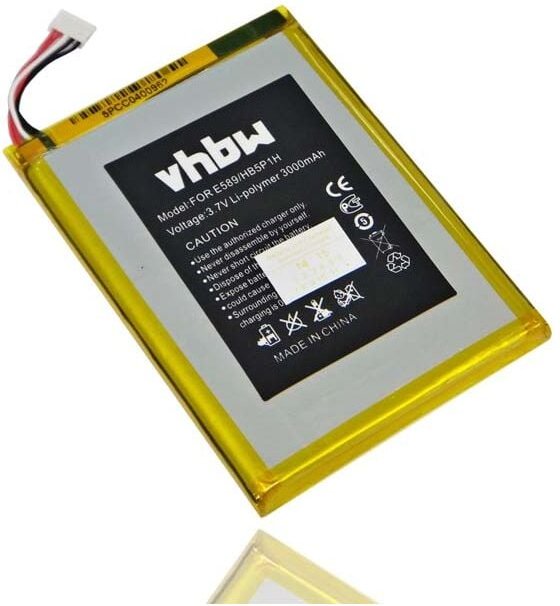 Vhbw - Akku kompatibel mit Huawei E5786s-62a, E5786s-63a, E589, E589 lte 4G Router Modem Hotspots (3000mAh, 3,7V, Li-Pol...