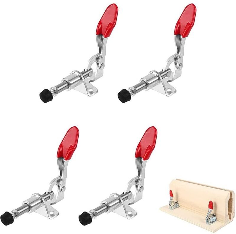 Kniehebelspanner, Schnellkniehebelspanner, Kipphebelspanner mit Auslösemechanismus, rutschfeste, verstellbare Metall-Kni...