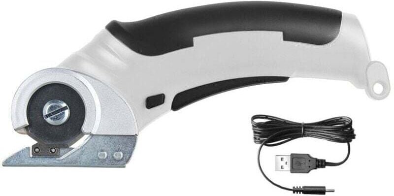 Elektrische Schere, kabellose elektrische Schere zum Schneiden von Stoff, Karton und Kunststoff, elektrischer Rollschnei...