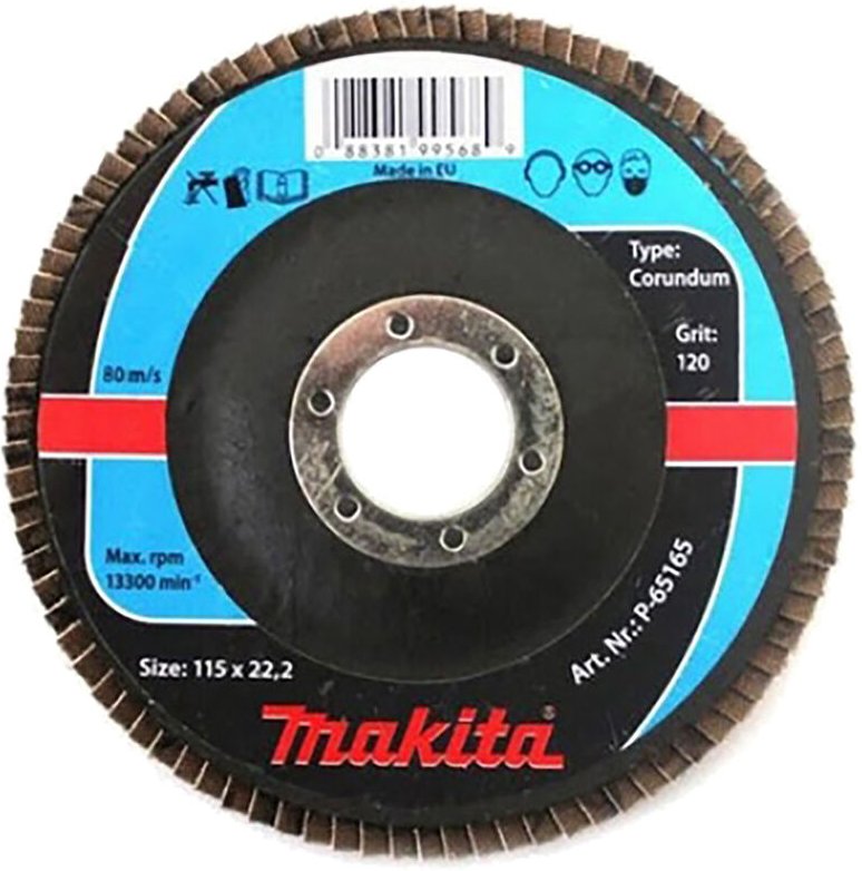 Makita Fächerscheibe 1 Stk. • 115 mm • 22,23 mm • K120 • Stahl
