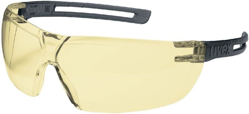 Uvex X-Fit Supravision Excellence Schutzbrille: Amber/Grau-Transluzent