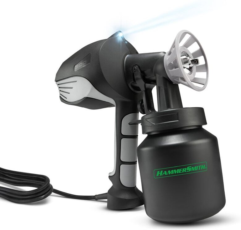 PaintBlast - professionelles Farbergebnis auf Knopfdruck - Farbsprühsystem mit 800ml Behälter - sparsame Lackierpistole ...