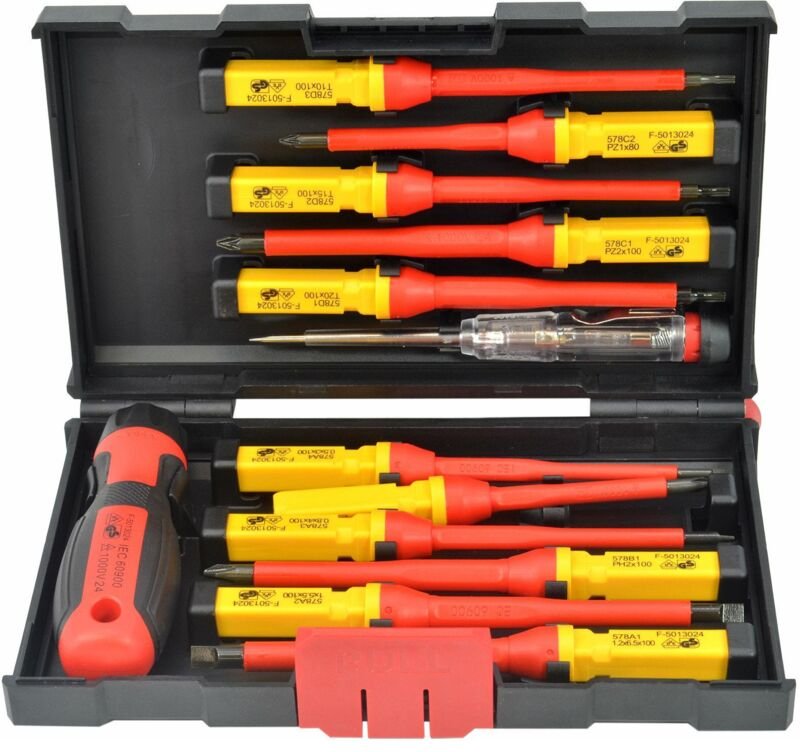 AWTOOLS 1000V VDE S2/13-teiliges isoliertes Schraubendreher-Set