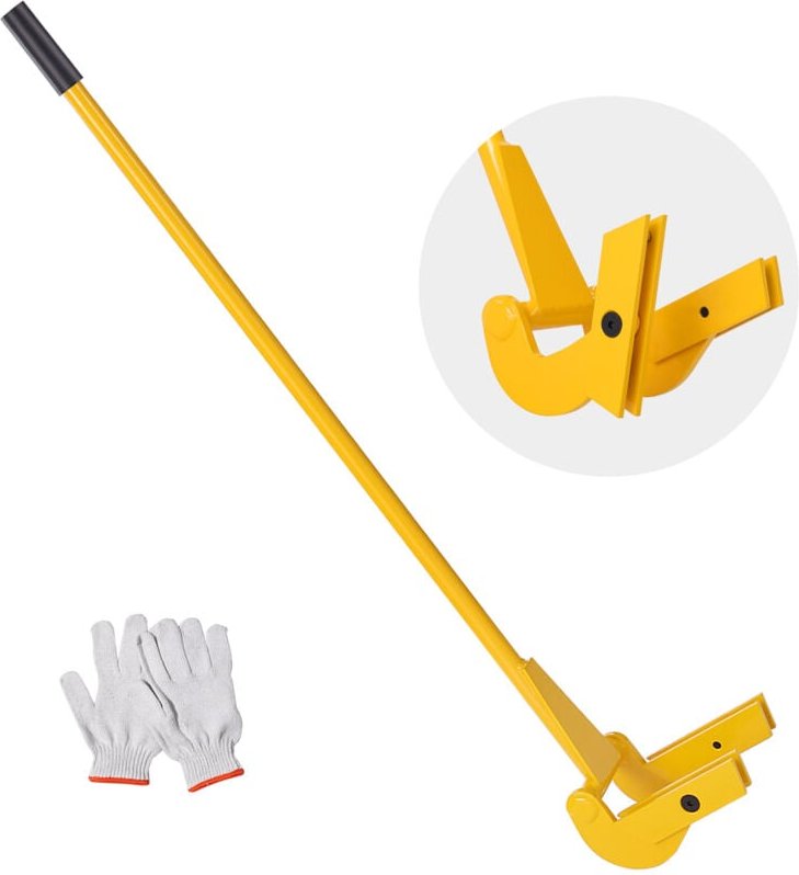 Pallet Buster, 41-Zoll-Griff, 2000 lbs Kapazität, Q235 Karbonstahl, Deck Wrecker, Abbruchwerkzeug für effizientes Entfer...