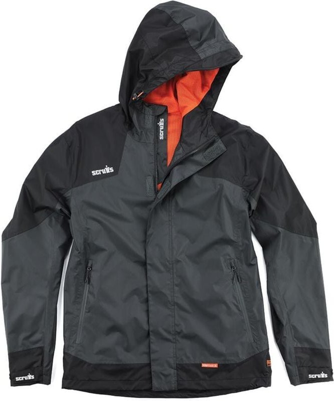 Wasserdichte Softshelljacke „Trade Tech“, anthrazit/schwarz Größe XL