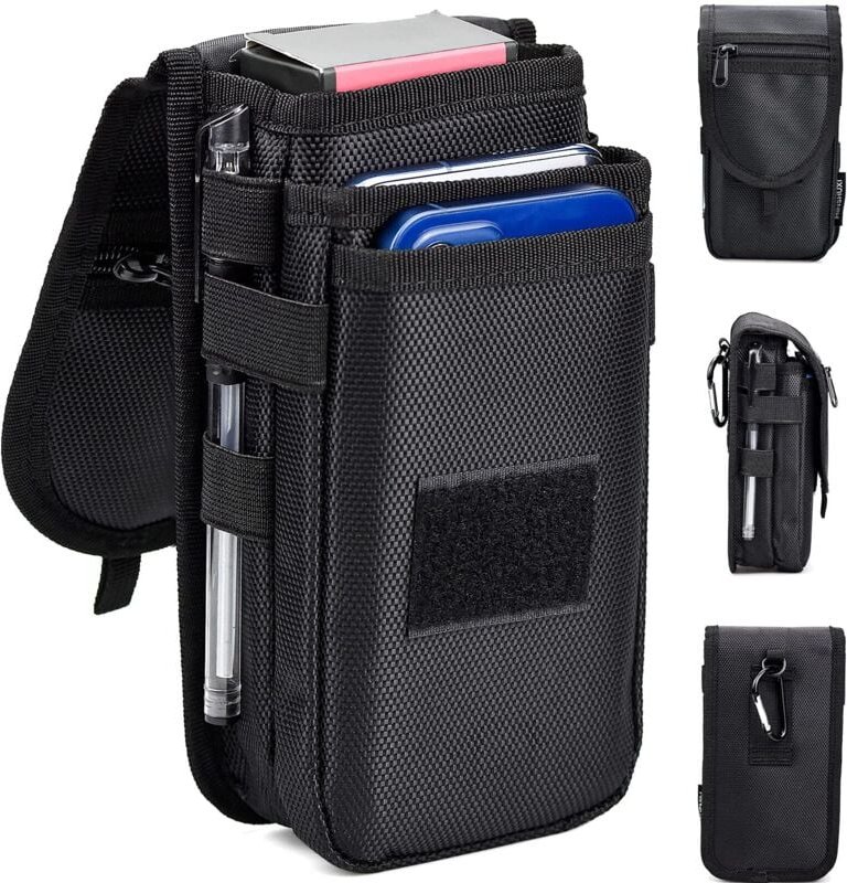 iPhone-Gürteltasche, universelle Handytasche mit Gürtelschlaufe für iPhone XR XS X 8 7 6 Plus/Huawei/Samsung/Xiaomi, Sch...