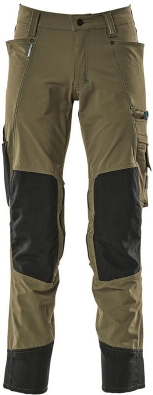 Mascot Bundhose ADVANCED wasserabweisend mit Knietaschen 17179, Gr. 52 moosgrün