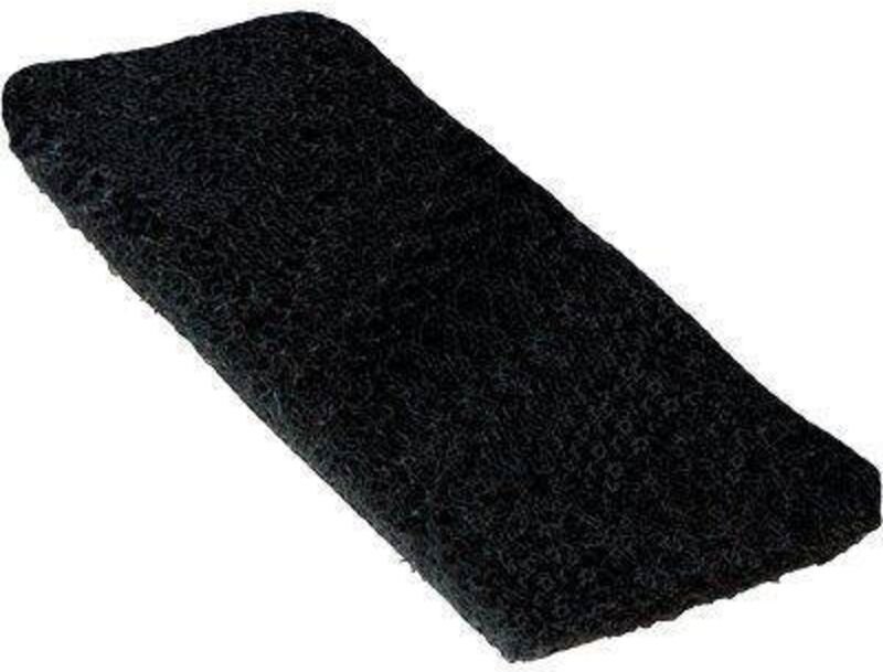Schwarzer Schwamm weißer Ersatzersatz für Frattazzo in Gummi Still Art 873
