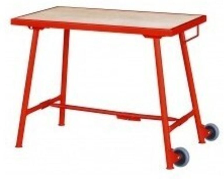 Klappbarer Montagearbeitsplatz Pro mit Rädern H820 x B610 x L1080 mm - Outifrance