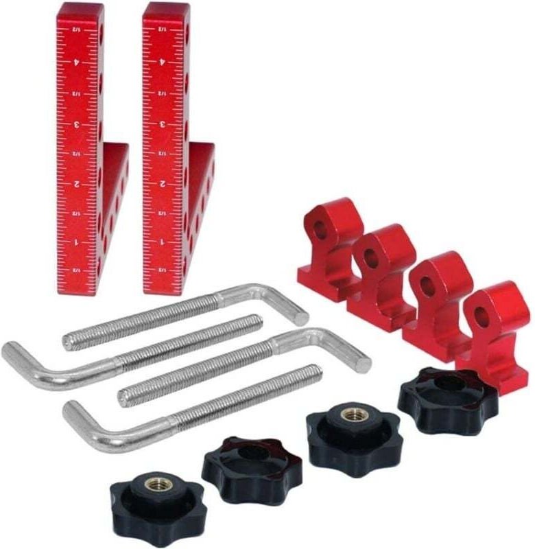 14 cm rechtwinklige Klemmen – 90-Grad-Positionierwinkel für sicheres und präzises Arbeiten bei Holzbearbeitungs- und Sch...