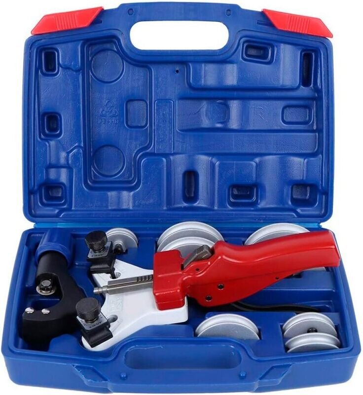 Reporshop - Maletin doubleTubos carraca + cortatubos 1/4 5/16 3/8 1/2