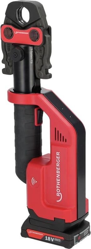 Pressmaschine Rothenberger Romax Compact tt 18V 2Ah + Satz mit 3 Backen