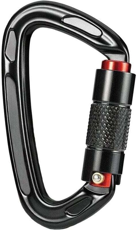 Bergsteigerkarabiner, Selbstsichernder Karabiner, 25 kN-2550 kg, Groß 10 cm