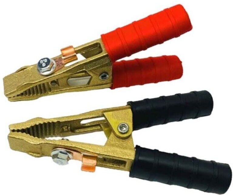 2-teiliges professionelles Messing-Batterie- oder Starthilfe-Klemmen-Set (+ und -) 250B.