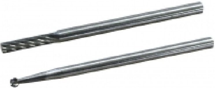 2 Kugelfräser aus Hartmetall Ø 1 / 1,8 mm Maxicraft