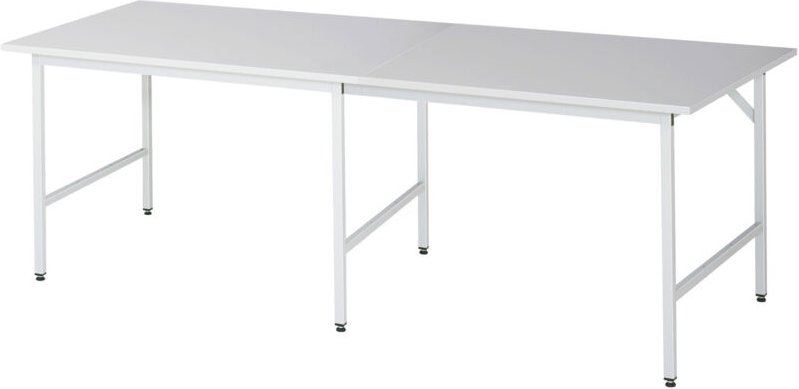 Rau Arbeitstisch Jerry höhenverstellbar, B2500xT1000xH800-850mm, M-Platte-22mm